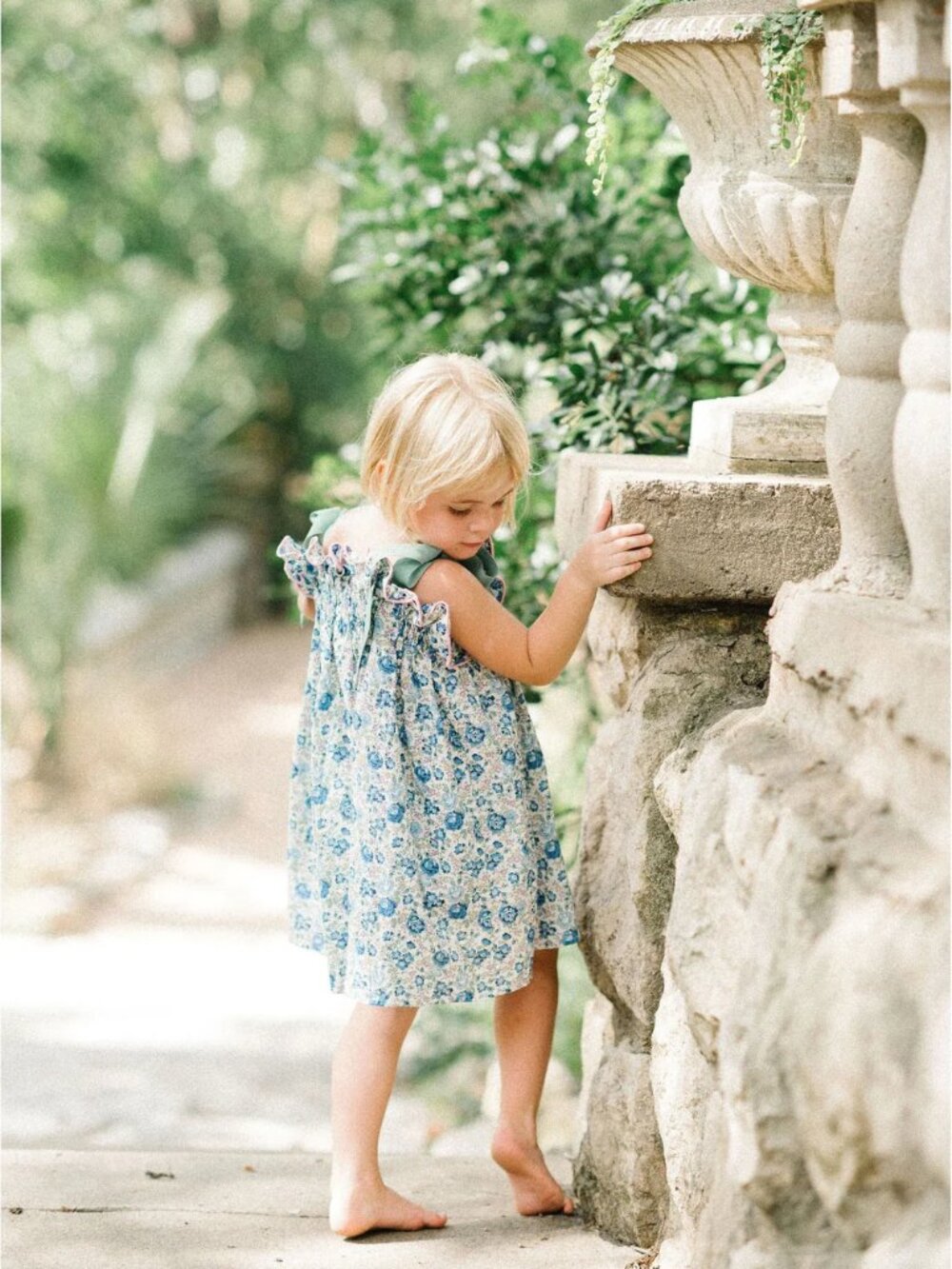 Casey Marks Jaime Dress in Blue Liberty Floral Size 2/3